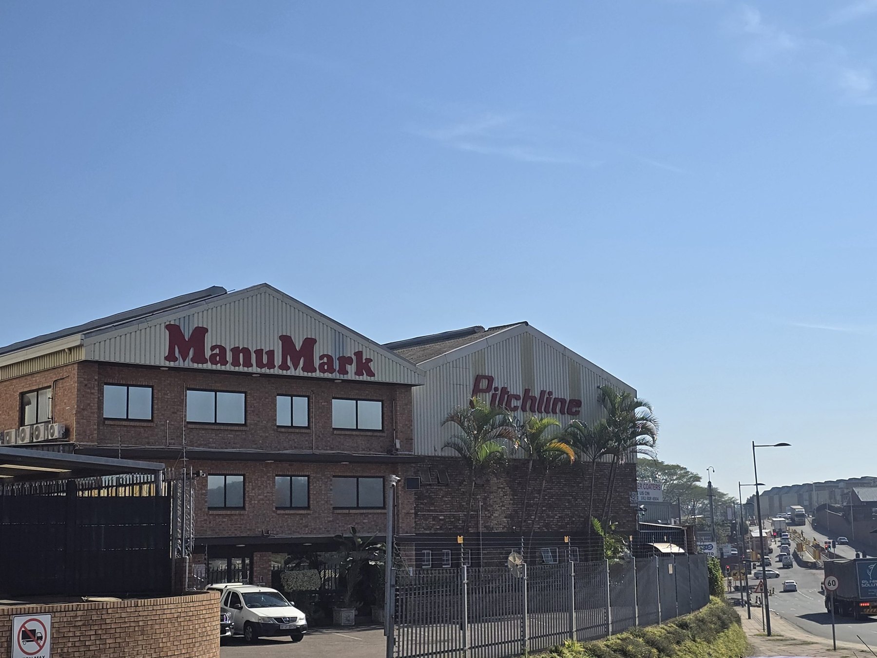 Pitchline Engineering premises in Pinetown